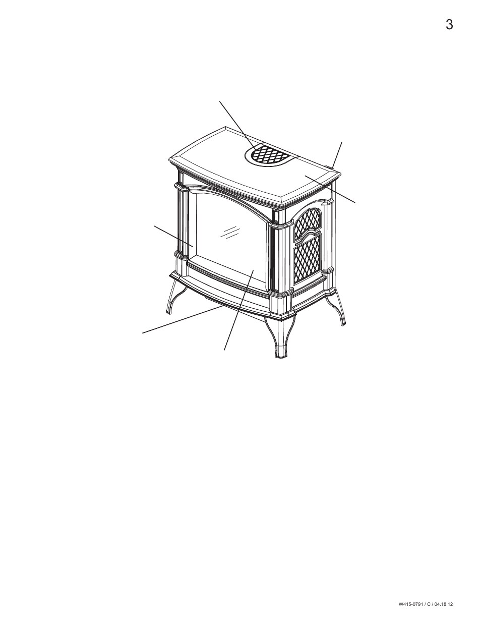 0 installation overview | Continental Fireplaces CDVS600 User Manual | Page 3 / 56