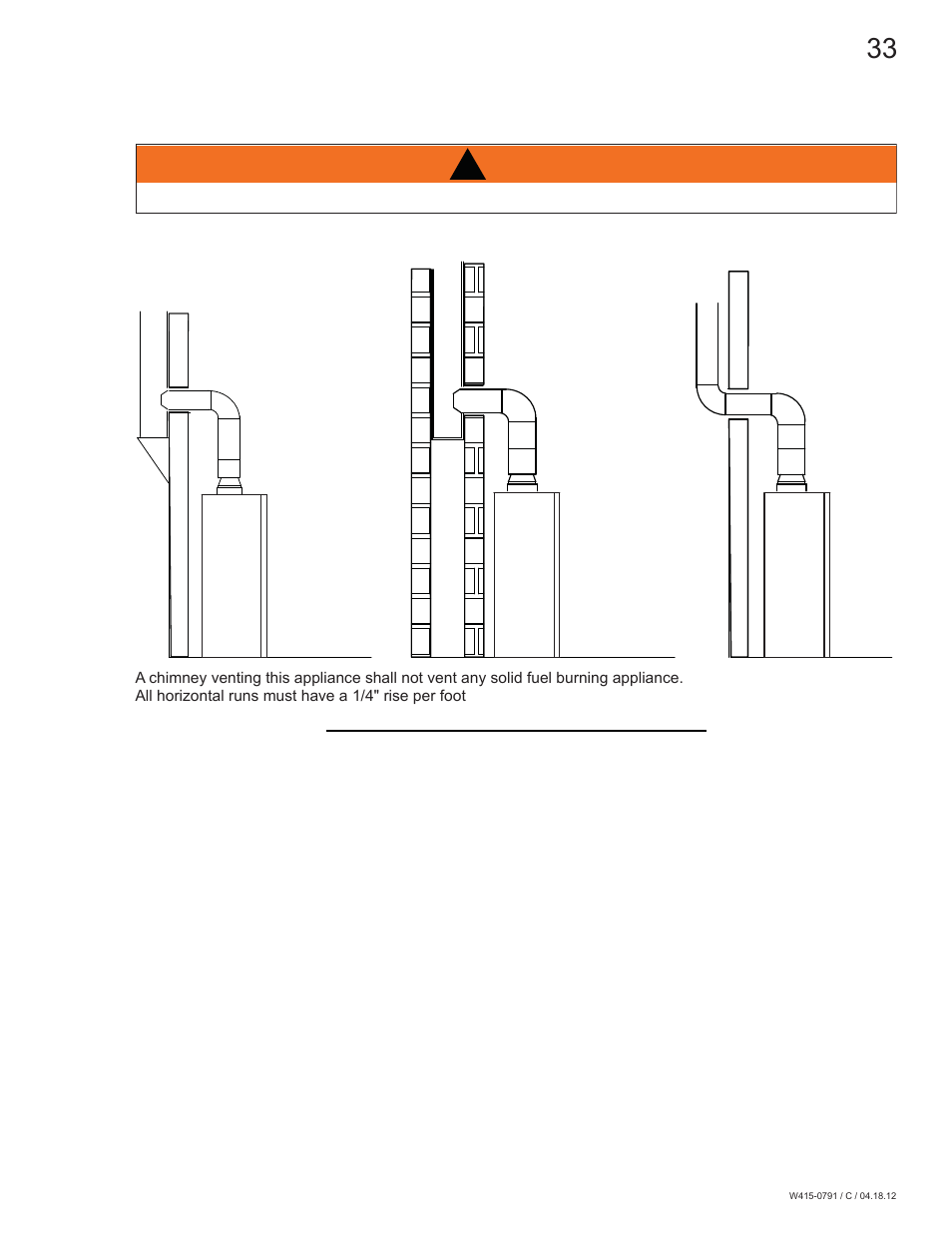 Warning | Continental Fireplaces CDVS600 User Manual | Page 33 / 56