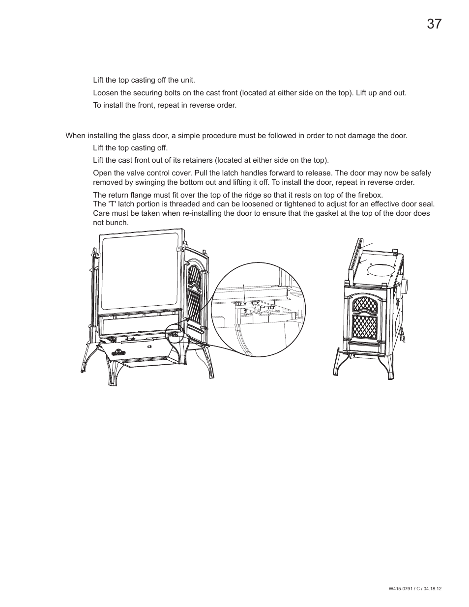 0 finishing | Continental Fireplaces CDVS600 User Manual | Page 37 / 56