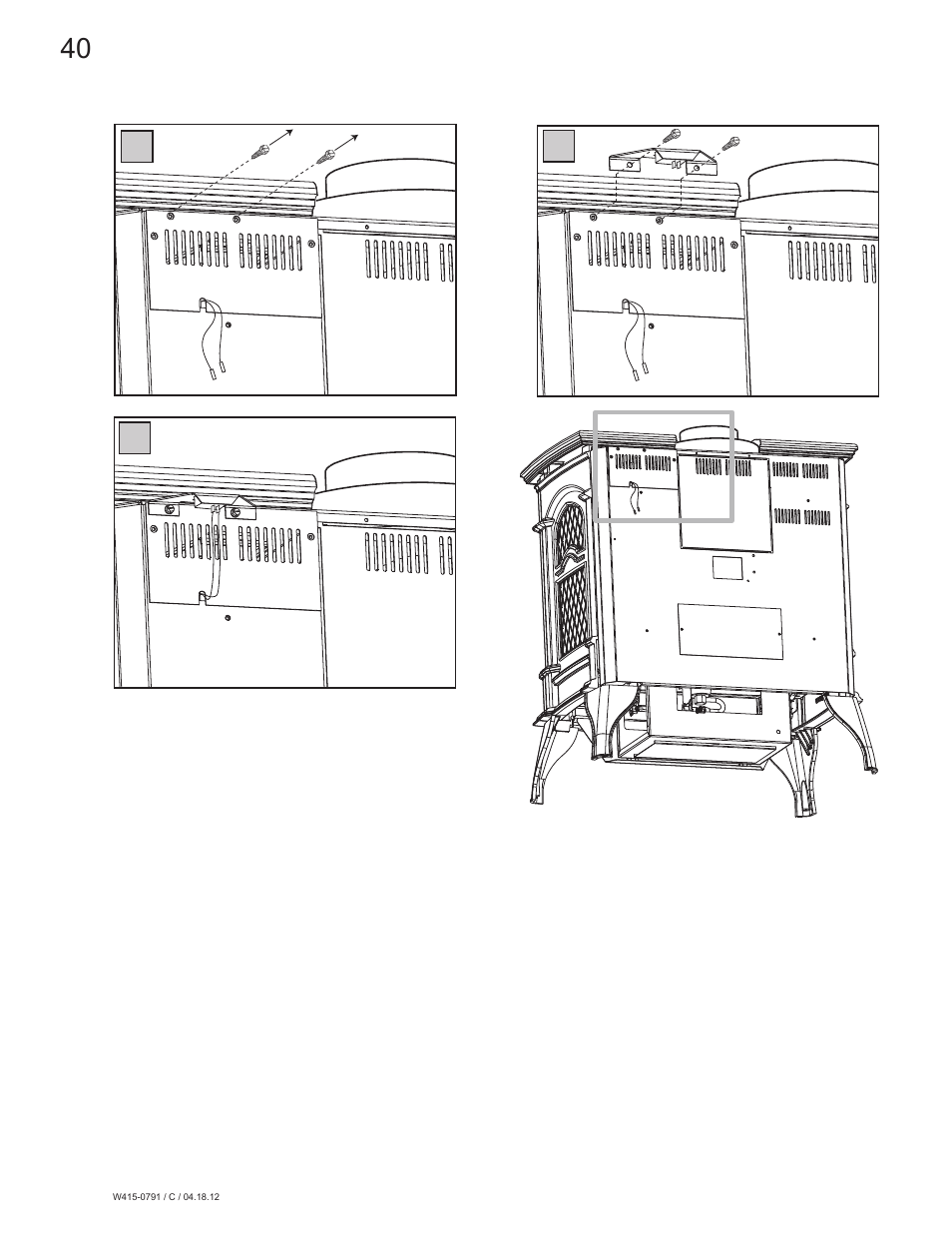 Continental Fireplaces CDVS600 User Manual | Page 40 / 56