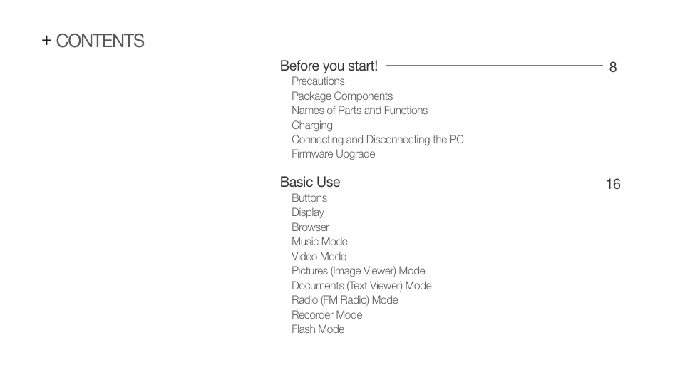 COWON iAUDIO 9 User Manual | Page 4 / 49