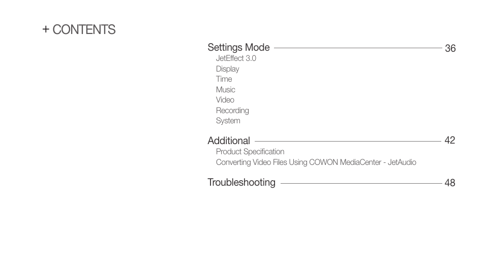 COWON iAUDIO 9 User Manual | Page 5 / 49