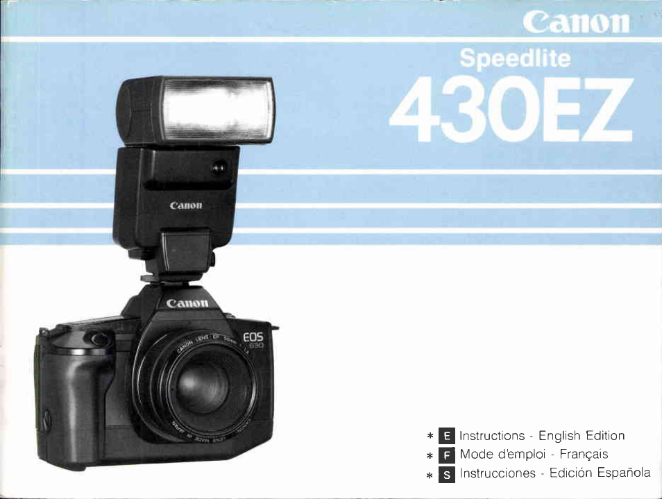 Canon 430 EZ User Manual | 153 pages