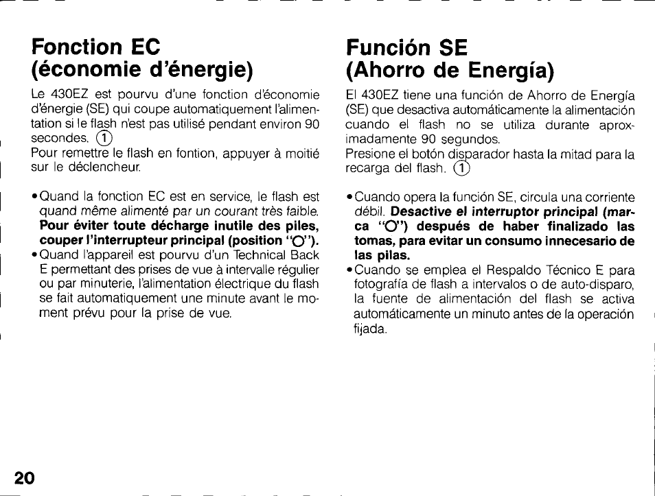 Batteries | Canon 430 EZ User Manual | Page 20 / 153