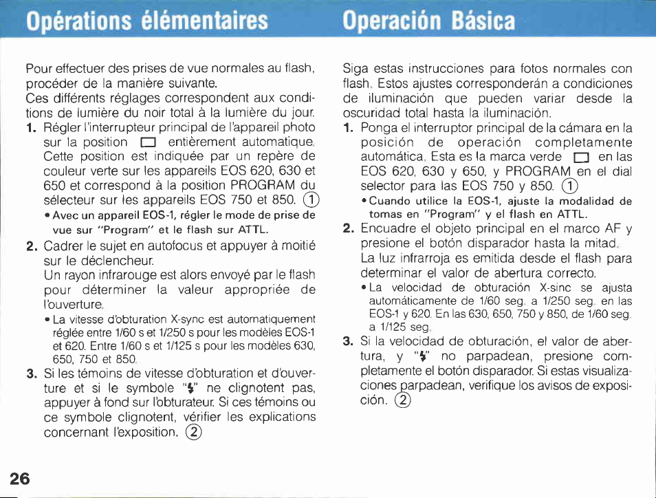 Capacidad de flash rápido, Rojo | Canon 430 EZ User Manual | Page 26 / 153
