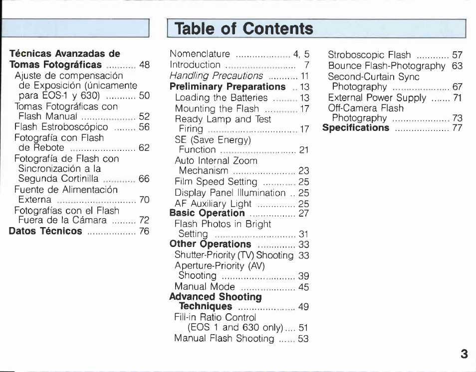 Canon 430 EZ User Manual | Page 3 / 153