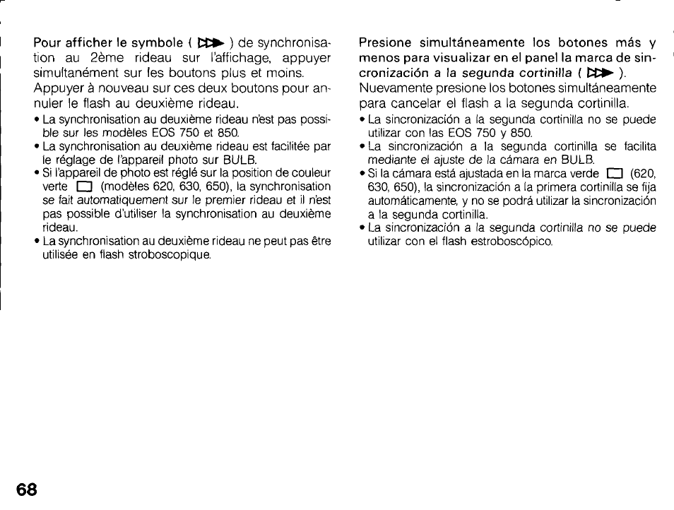 Valeurs s’allument | Canon 430 EZ User Manual | Page 68 / 153
