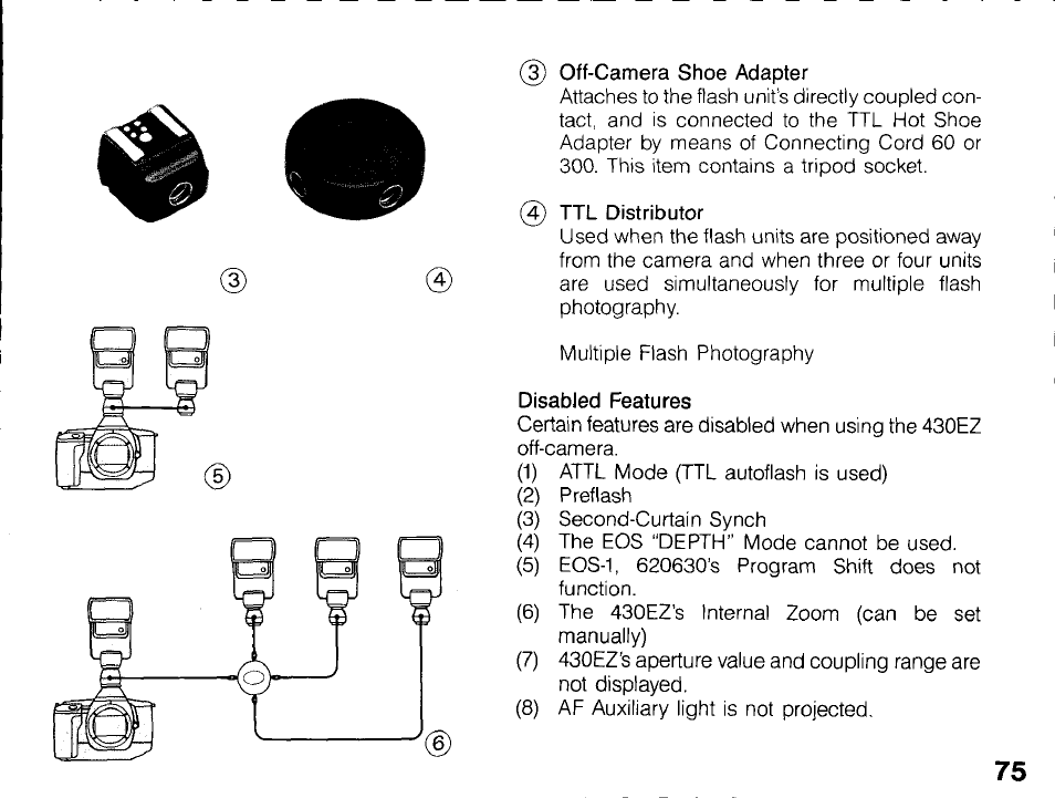 Slow-sync shooting | Canon 430 EZ User Manual | Page 75 / 153