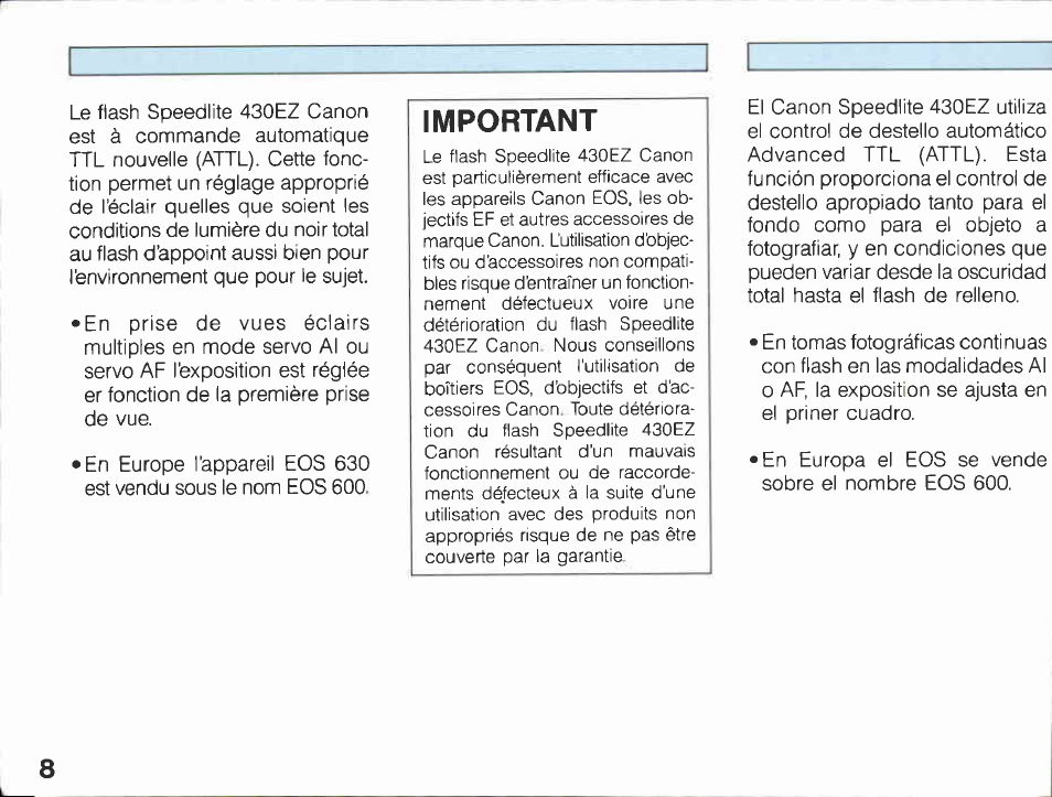 Introducción, Introduction, Introduction introducción | Canon 430 EZ User Manual | Page 8 / 153