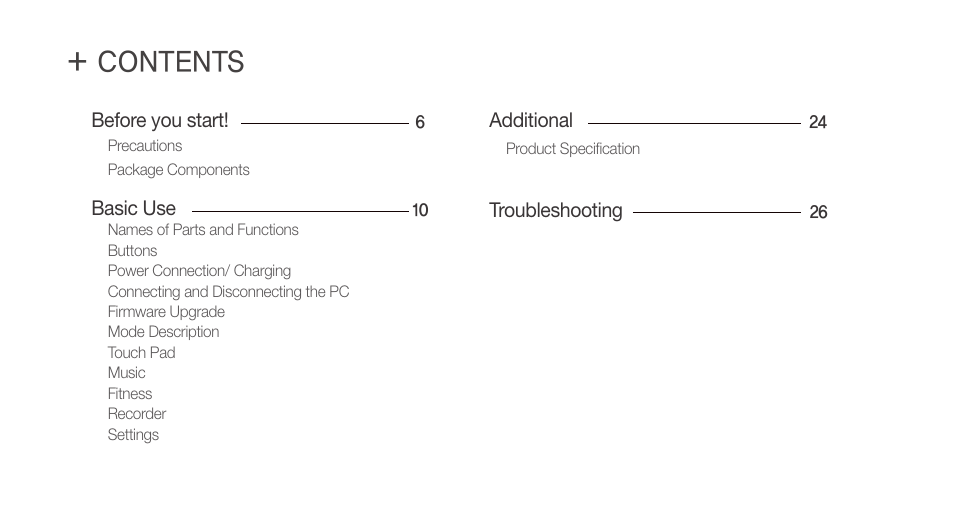 COWON iAUDIO E3 User Manual | Page 5 / 28