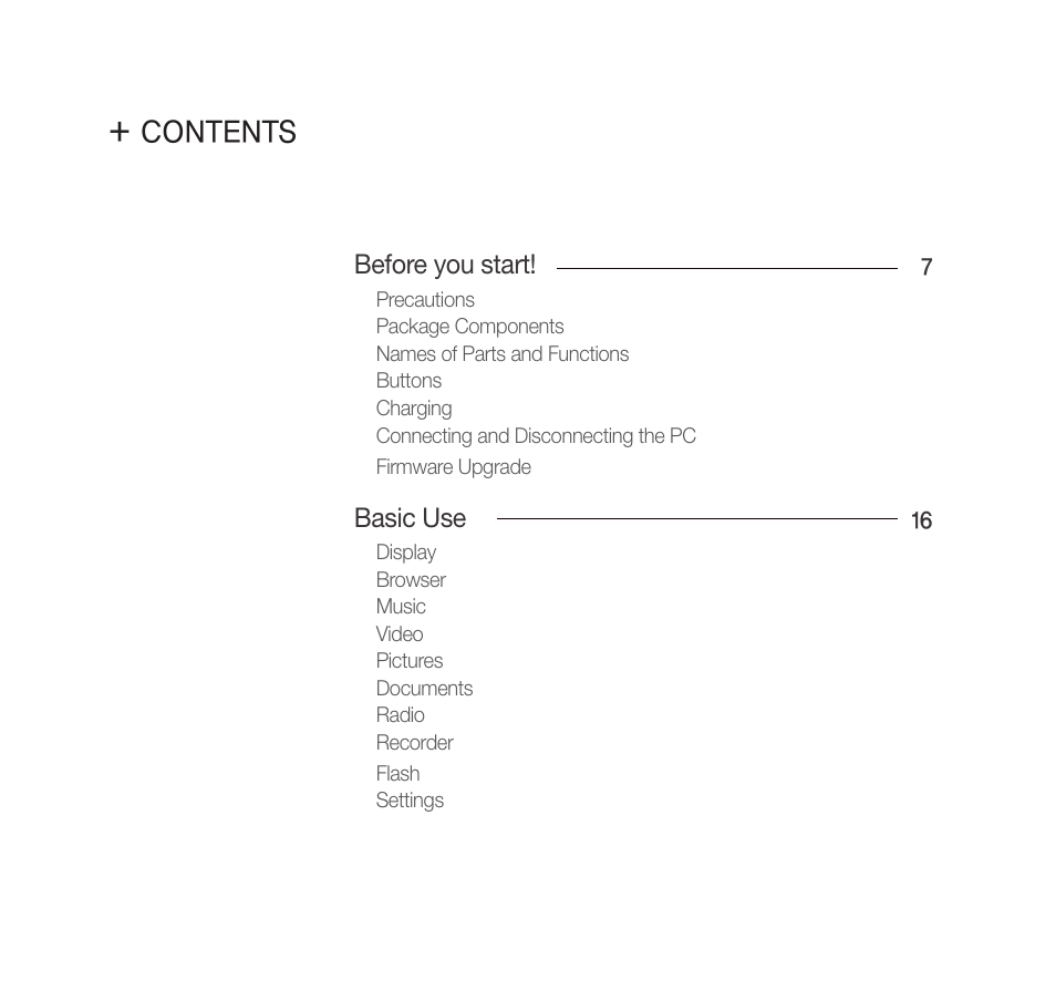 COWON iAUDIO9+ User Manual | Page 5 / 44