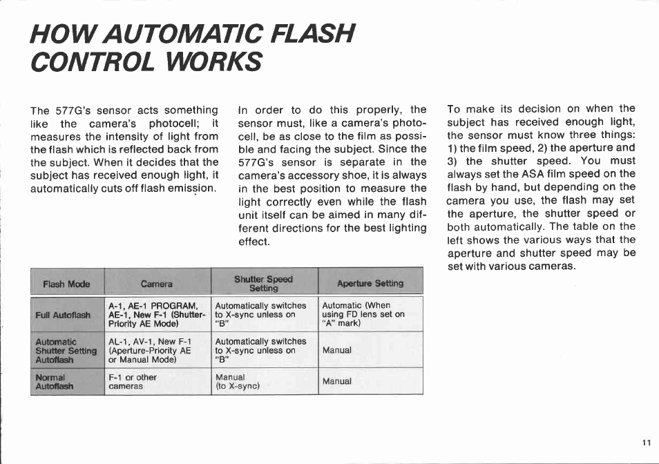 Transistor pack g | Canon 577 G User Manual | Page 11 / 49
