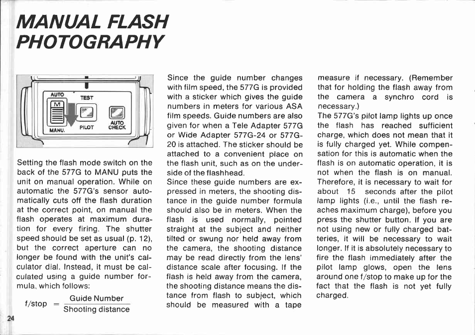 Special features | Canon 577 G User Manual | Page 24 / 49