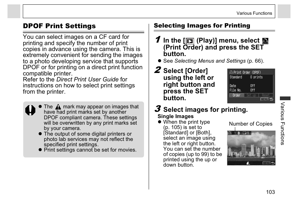 Canon A95 User Manual | Page 105 / 163