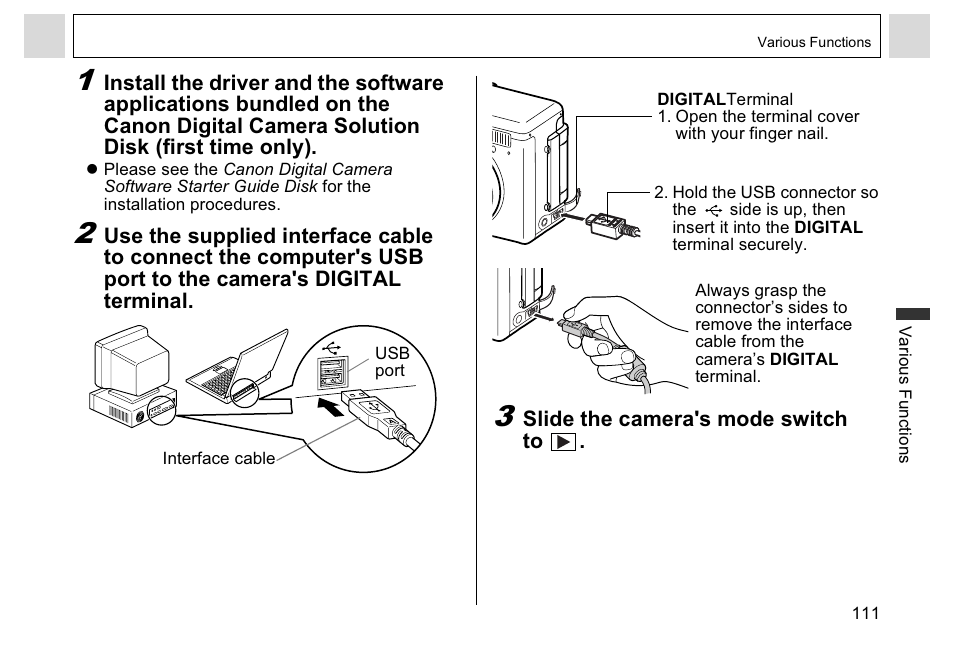 Canon A95 User Manual | Page 113 / 163