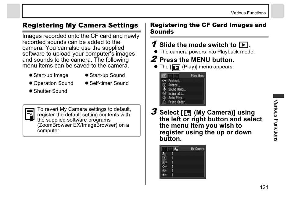 Canon A95 User Manual | Page 123 / 163