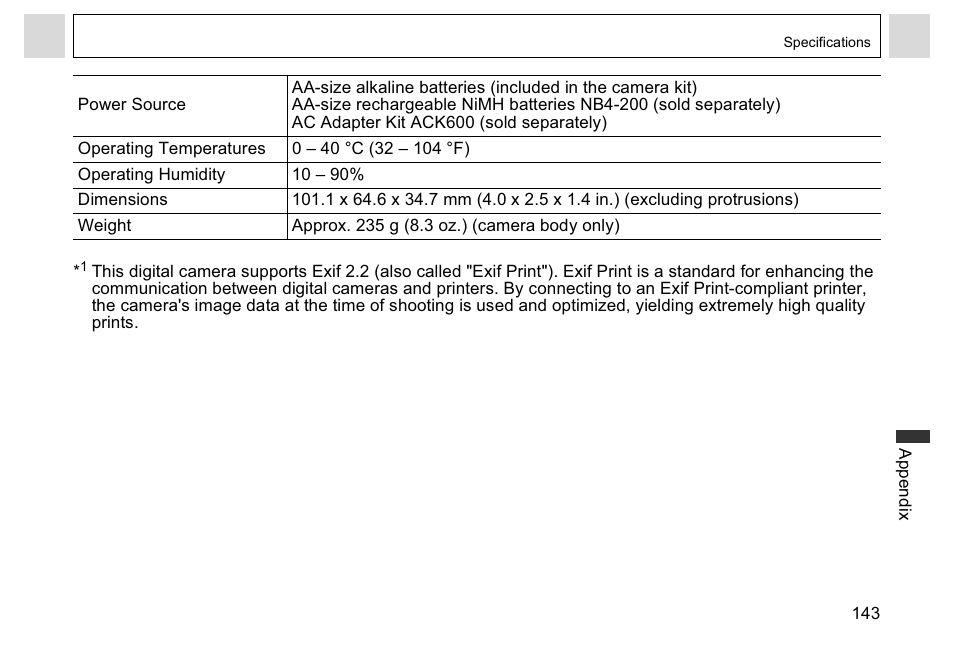 Canon A95 User Manual | Page 146 / 163