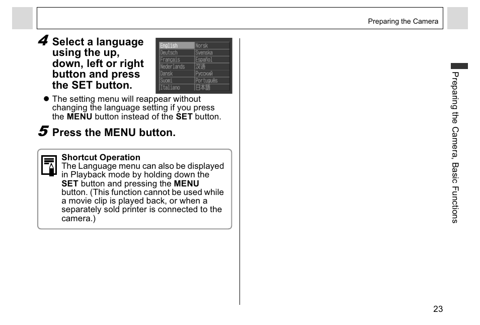 Canon A95 User Manual | Page 25 / 163