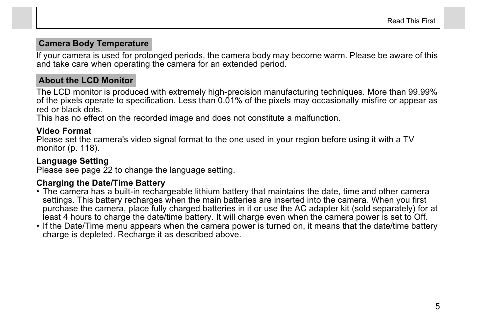 Canon A95 User Manual | Page 7 / 163