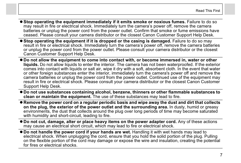 Canon A95 User Manual | Page 9 / 163