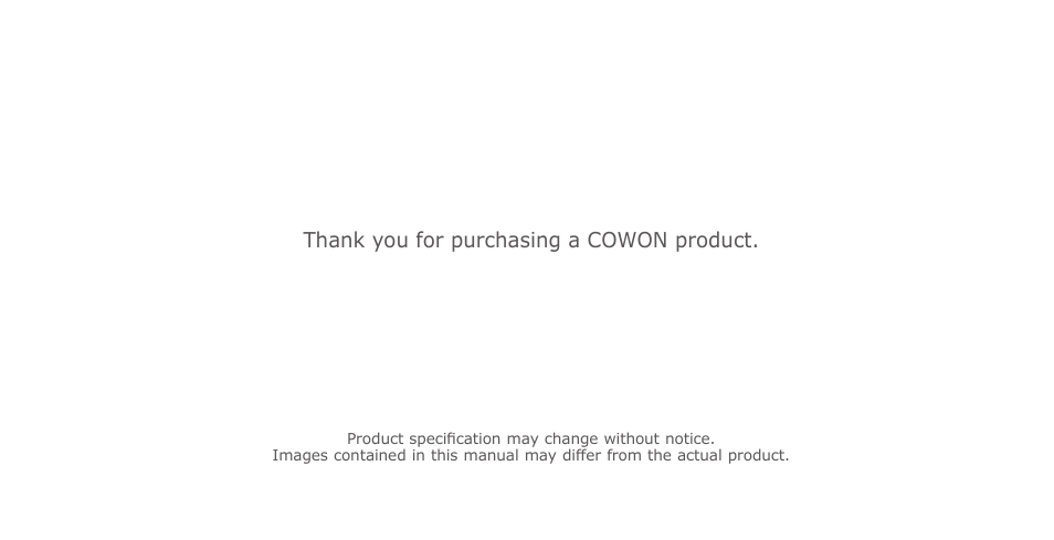 COWON iAUDIO 10 User Manual | Page 2 / 24