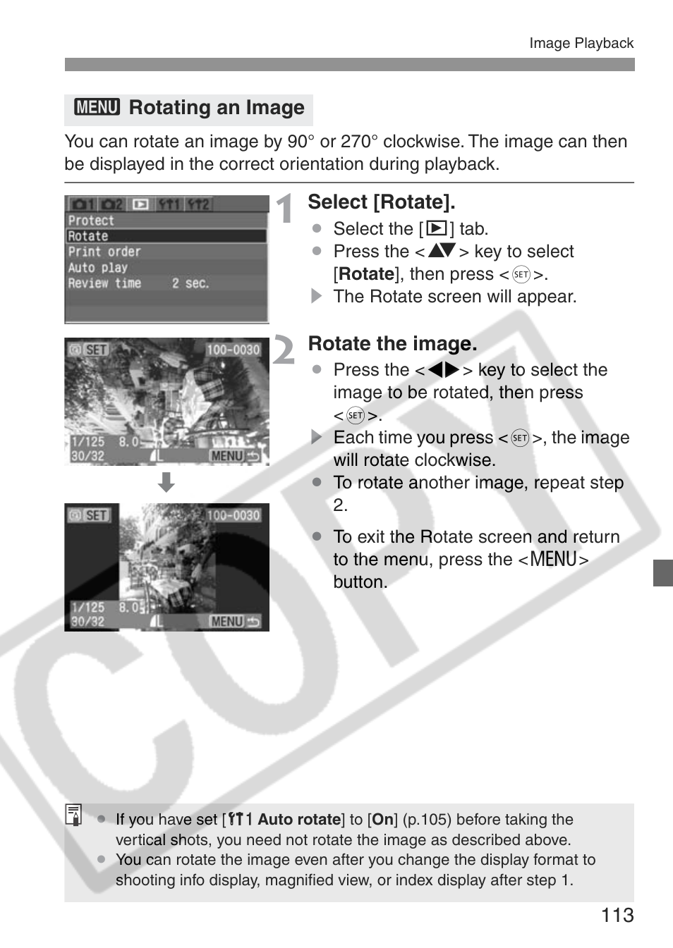 Canon EOS Rebel XT User Manual | Page 113 / 172