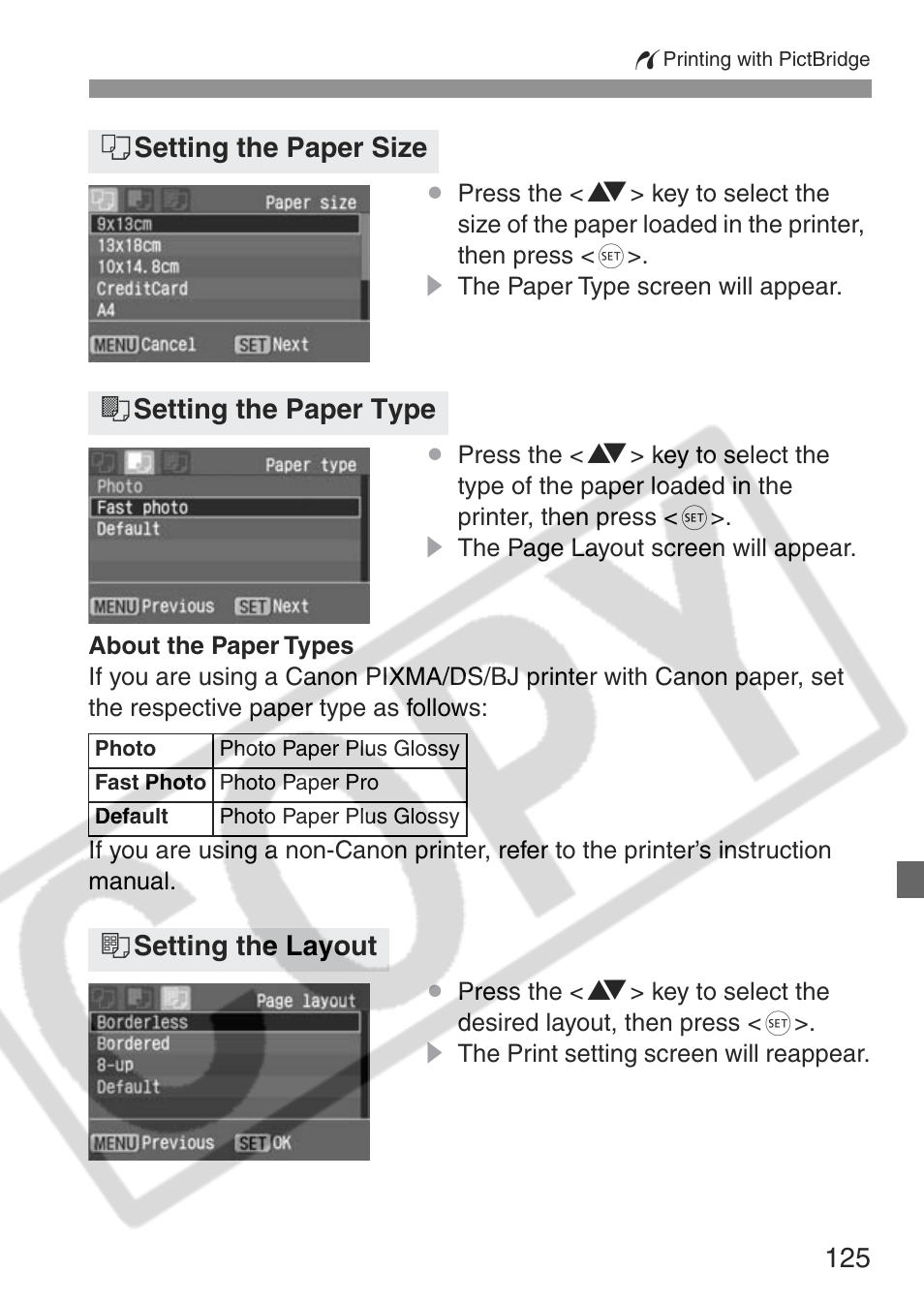 Canon EOS Rebel XT User Manual | Page 125 / 172