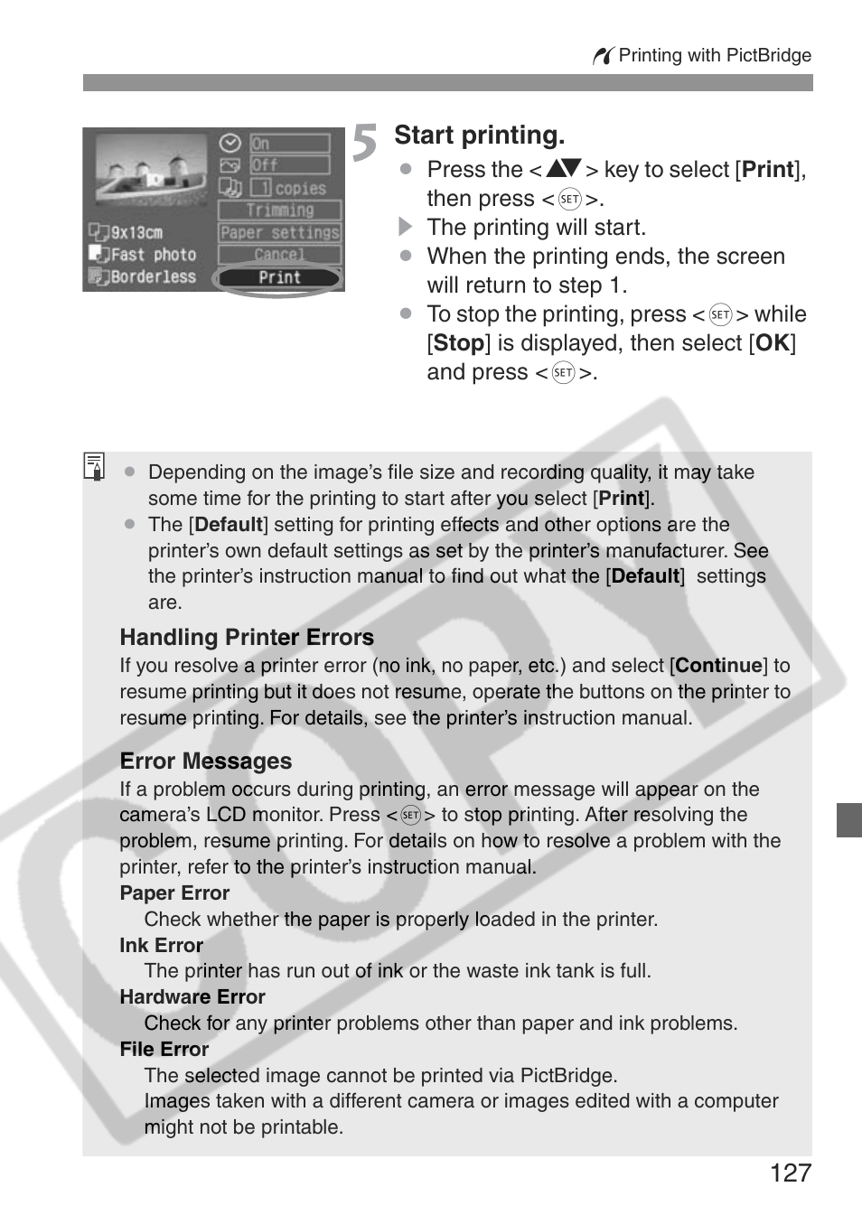 Canon EOS Rebel XT User Manual | Page 127 / 172