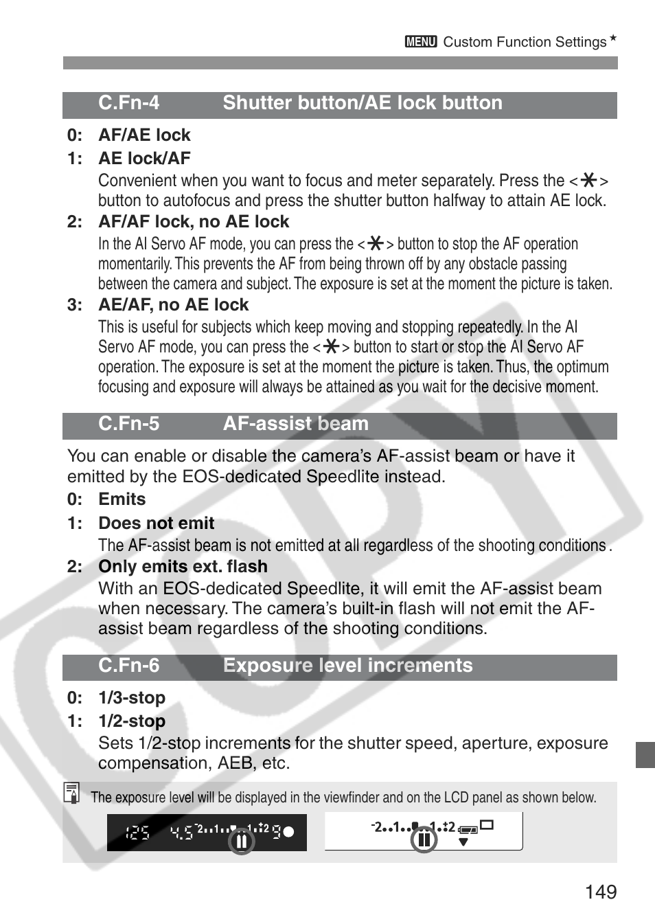 Canon EOS Rebel XT User Manual | Page 149 / 172