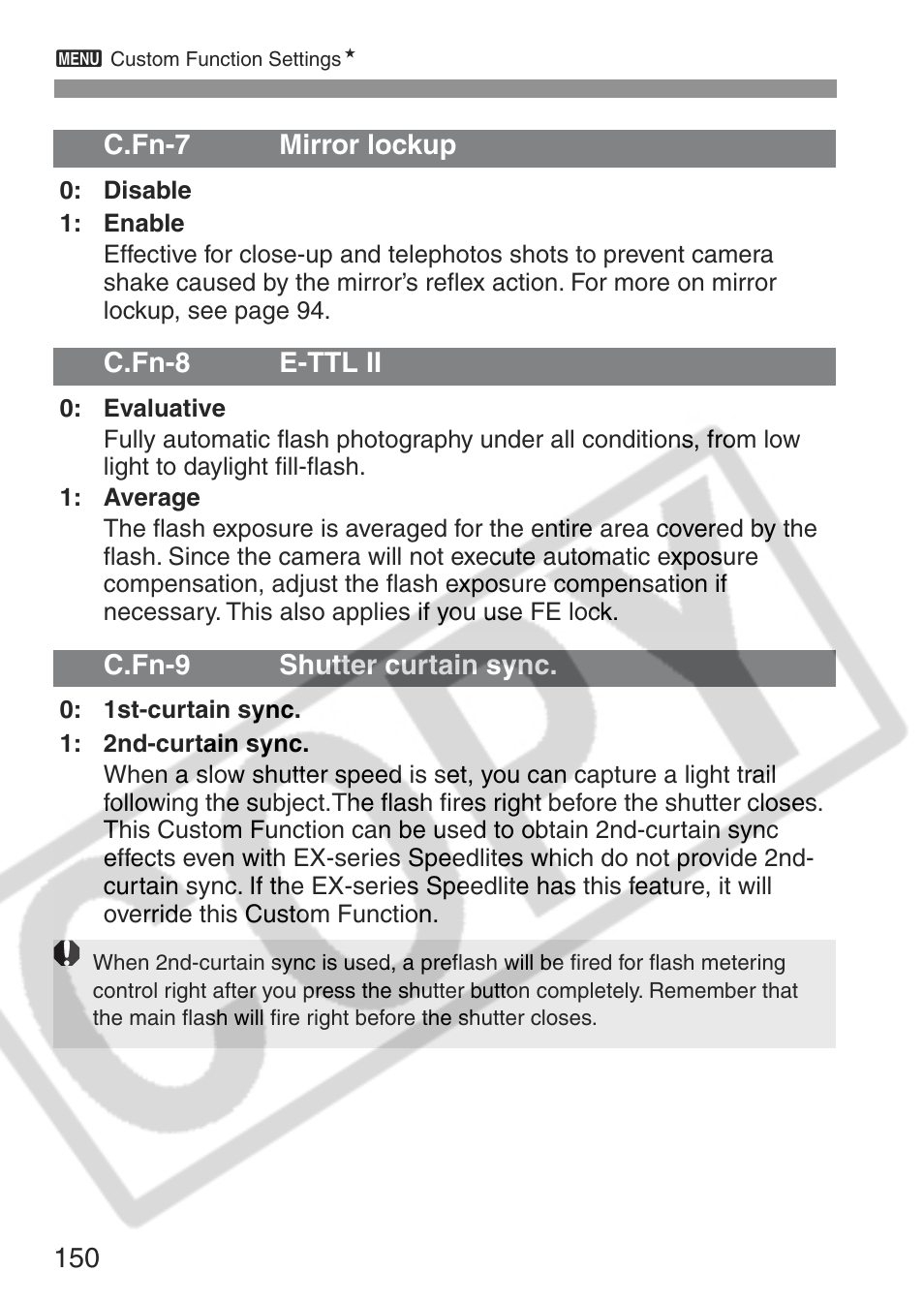 Canon EOS Rebel XT User Manual | Page 150 / 172