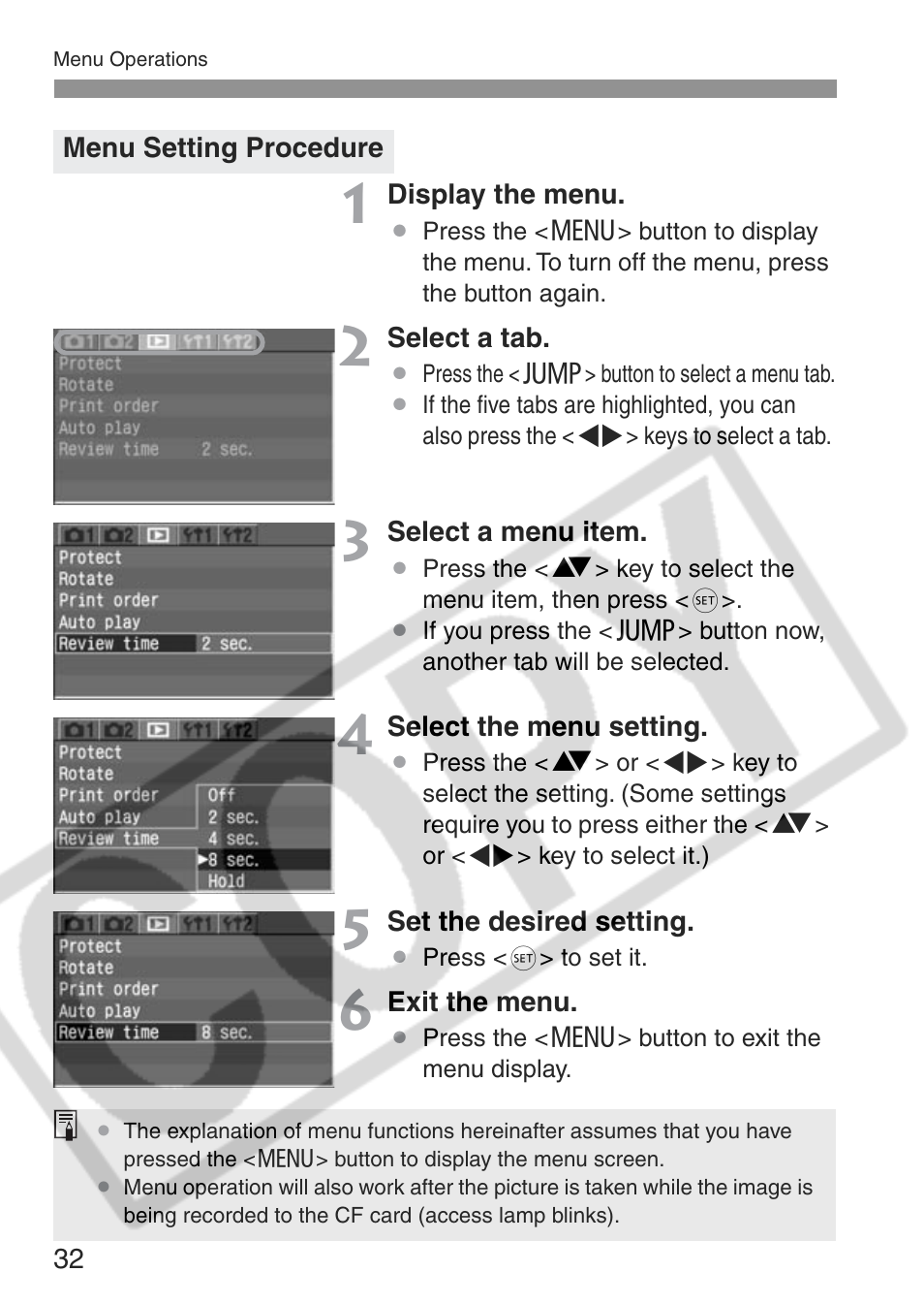 Canon EOS Rebel XT User Manual | Page 32 / 172