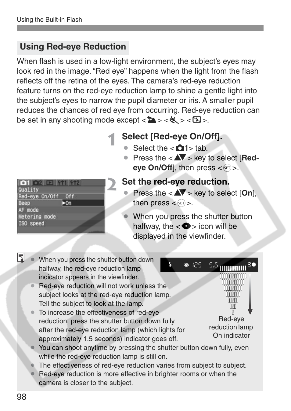 Canon EOS Rebel XT User Manual | Page 98 / 172