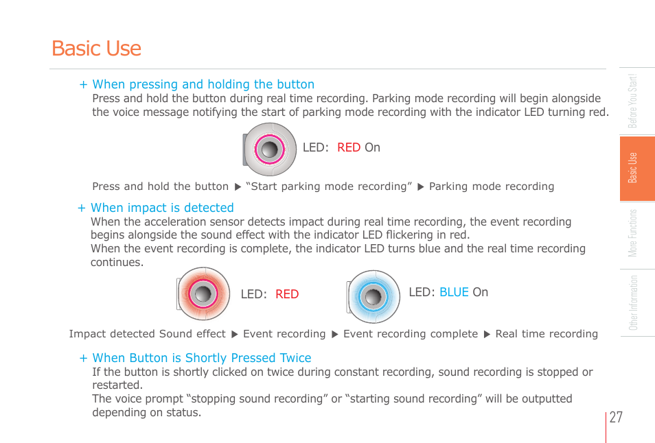 Basic use | COWON AD1 User Manual | Page 27 / 47