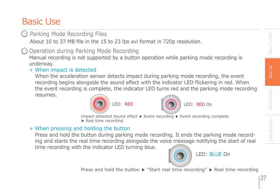 Basic use | COWON AD1 User Manual | Page 37 / 47