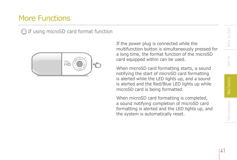 More functions | COWON AD1 User Manual | Page 41 / 47