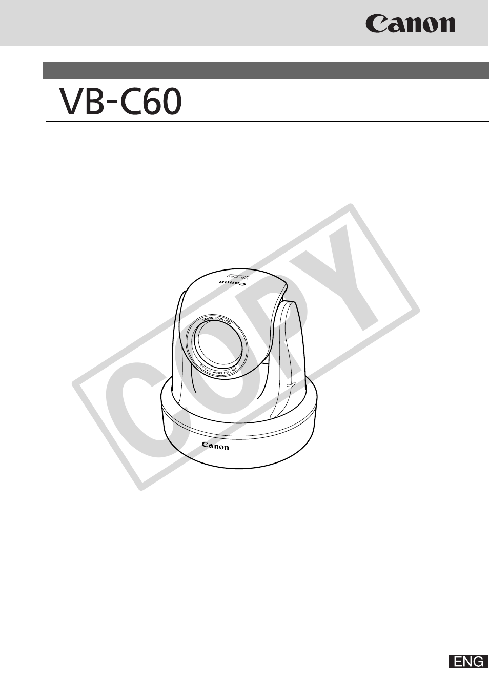 Canon VB-C60 User Manual | 162 pages