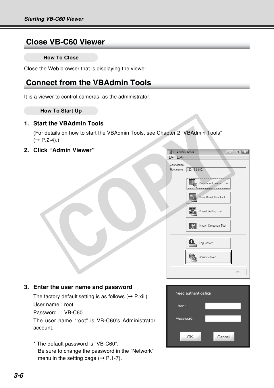 Cop y | Canon VB-C60 User Manual | Page 104 / 162