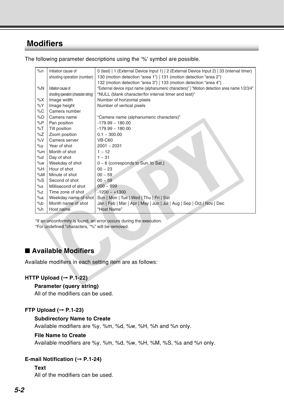 Cop y | Canon VB-C60 User Manual | Page 142 / 162