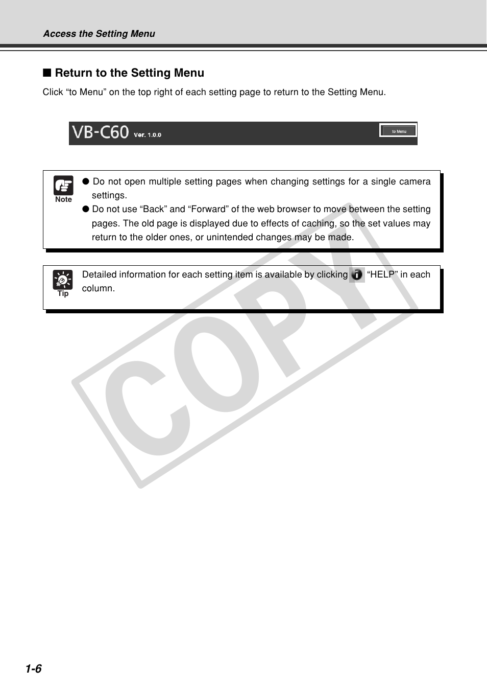 Cop y | Canon VB-C60 User Manual | Page 20 / 162