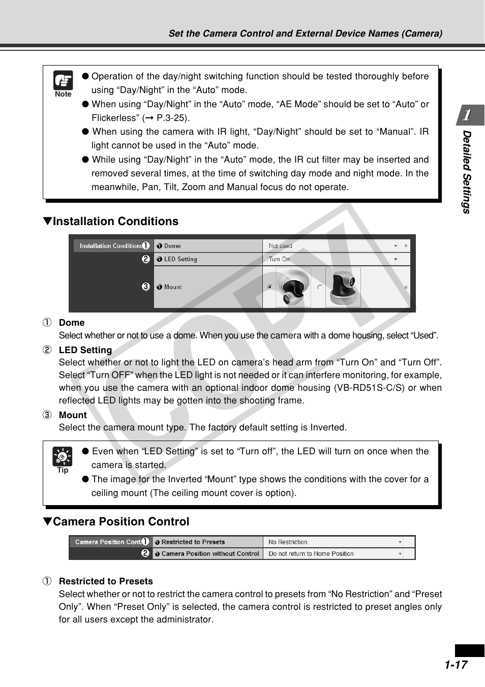 Cop y | Canon VB-C60 User Manual | Page 31 / 162