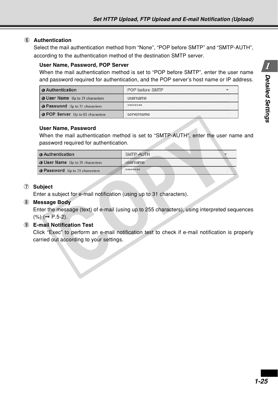 Cop y | Canon VB-C60 User Manual | Page 39 / 162