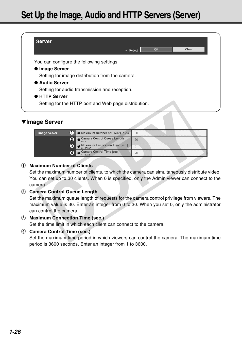 Cop y | Canon VB-C60 User Manual | Page 40 / 162