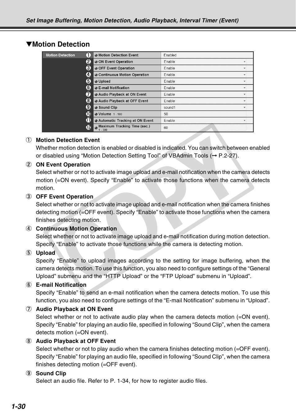 Cop y | Canon VB-C60 User Manual | Page 44 / 162