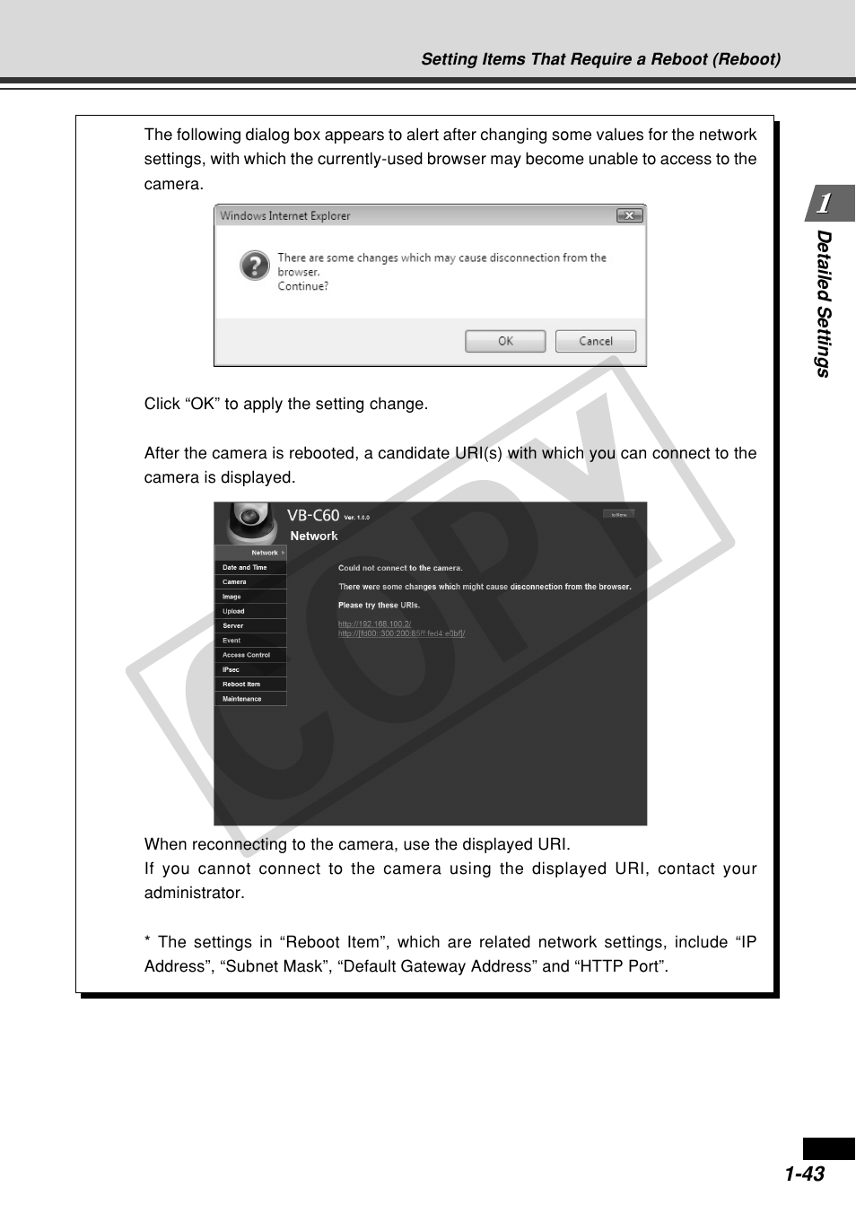 Cop y | Canon VB-C60 User Manual | Page 57 / 162