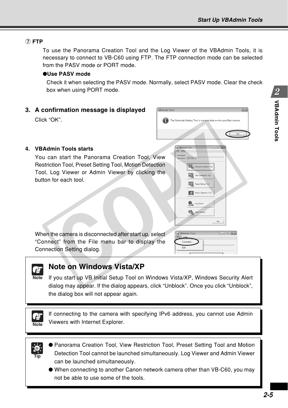 Cop y | Canon VB-C60 User Manual | Page 63 / 162