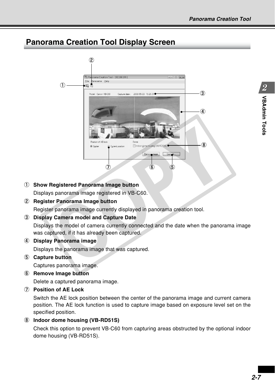 Cop y | Canon VB-C60 User Manual | Page 65 / 162