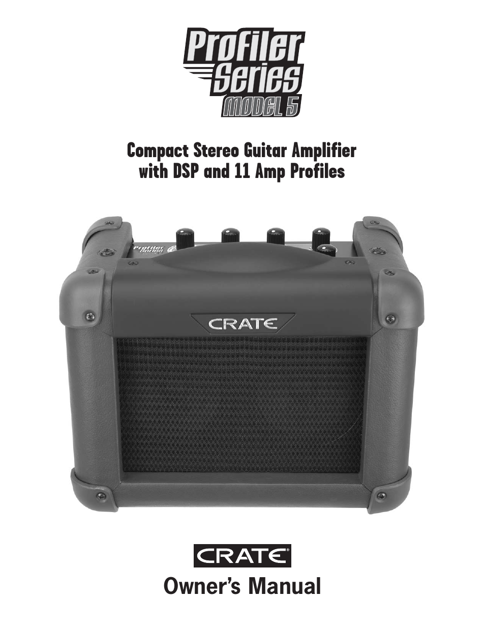 Crate Profiler5 User Manual | 12 pages