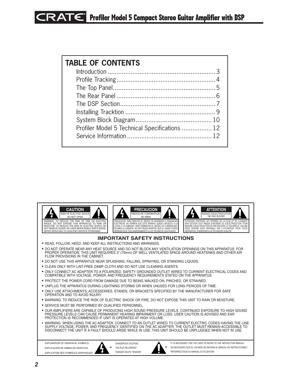 Crate Profiler5 User Manual | Page 2 / 12