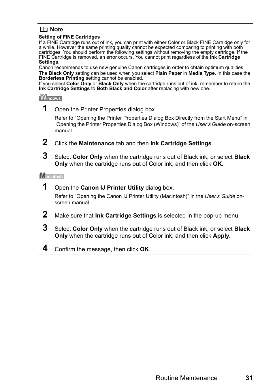 Canon iP1800 Series User Manual | Page 35 / 72