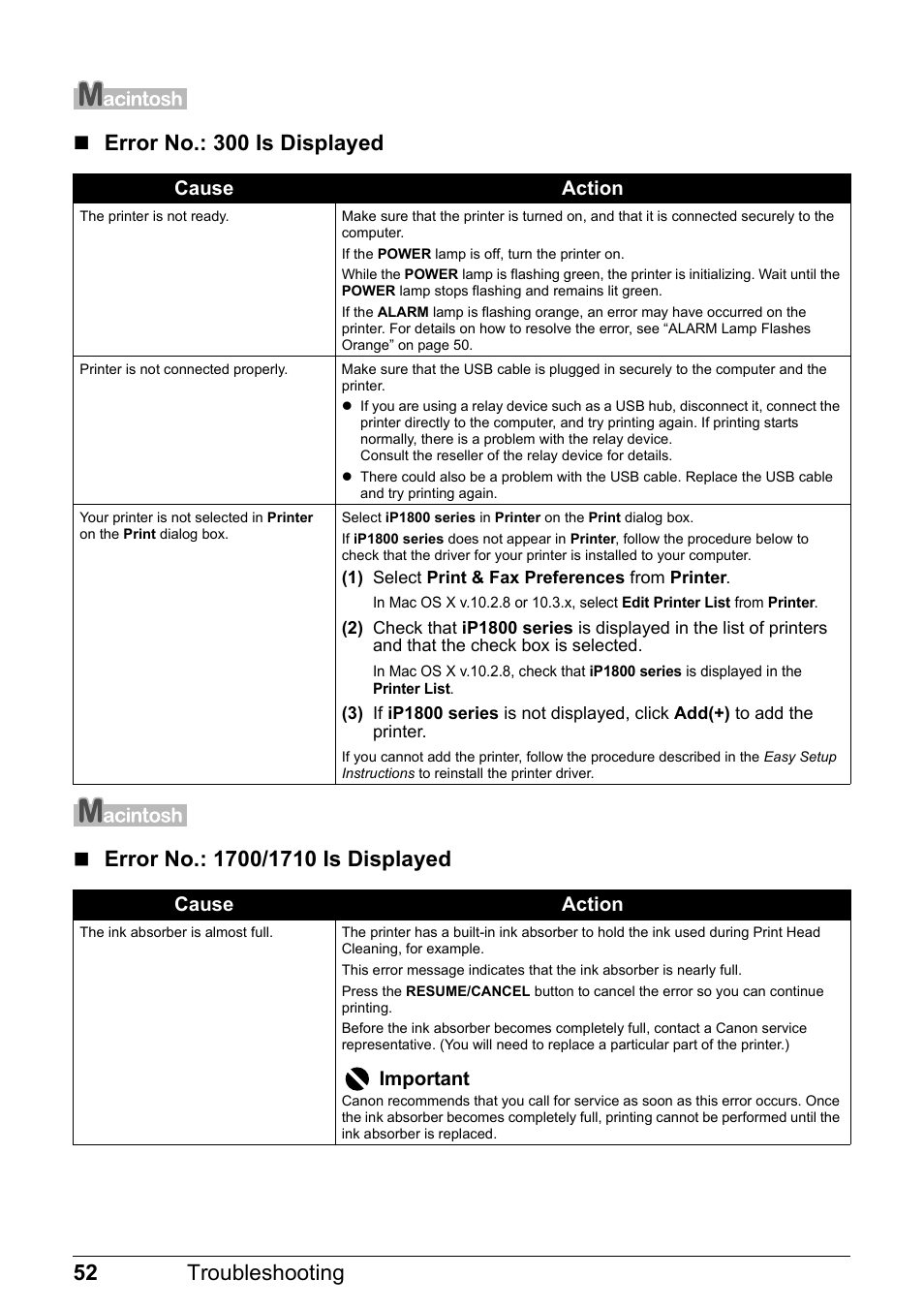 Canon iP1800 Series User Manual | Page 56 / 72
